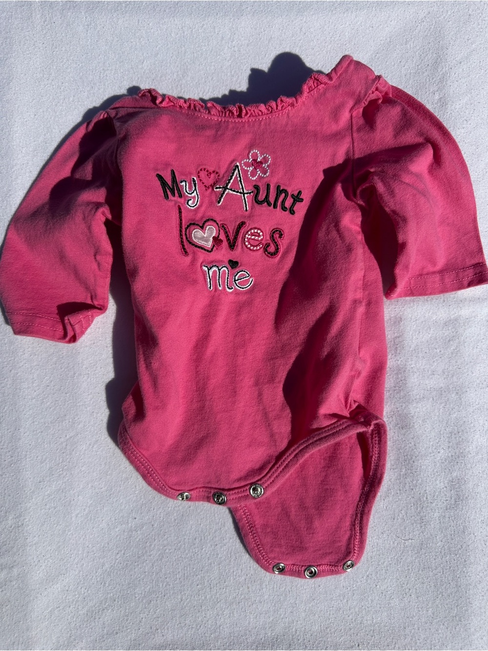 Circo Hot Pink & Bright Pink Baby Long-Sleeve Tees (40) - Picture 5 of 6
